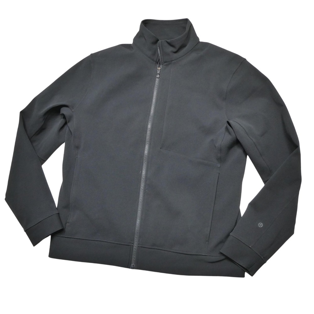 Lululemon Jacket Mens XL Black Full Zip Softshell Athletic Running Training